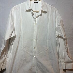 Massimo Dutti Elegant Ivory Men's Dress Shirt